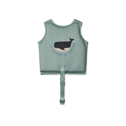 [Liewood] Dove Swim Vest - It Comes in Waves / Peppermint