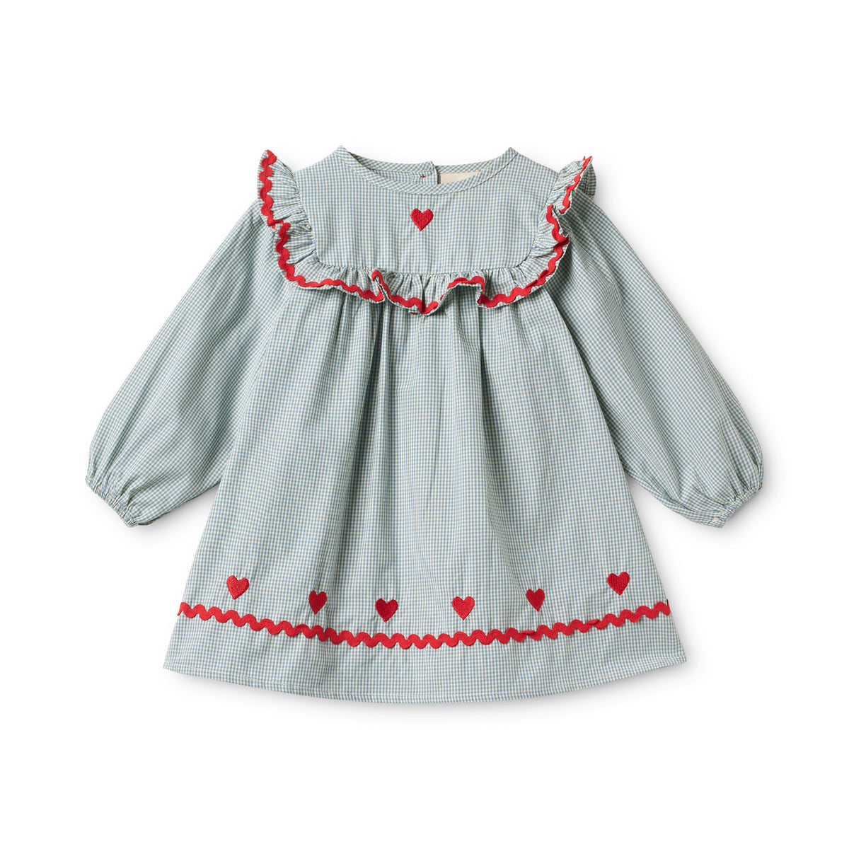 [Floss]Ellis Dress - Light Blue Gingham