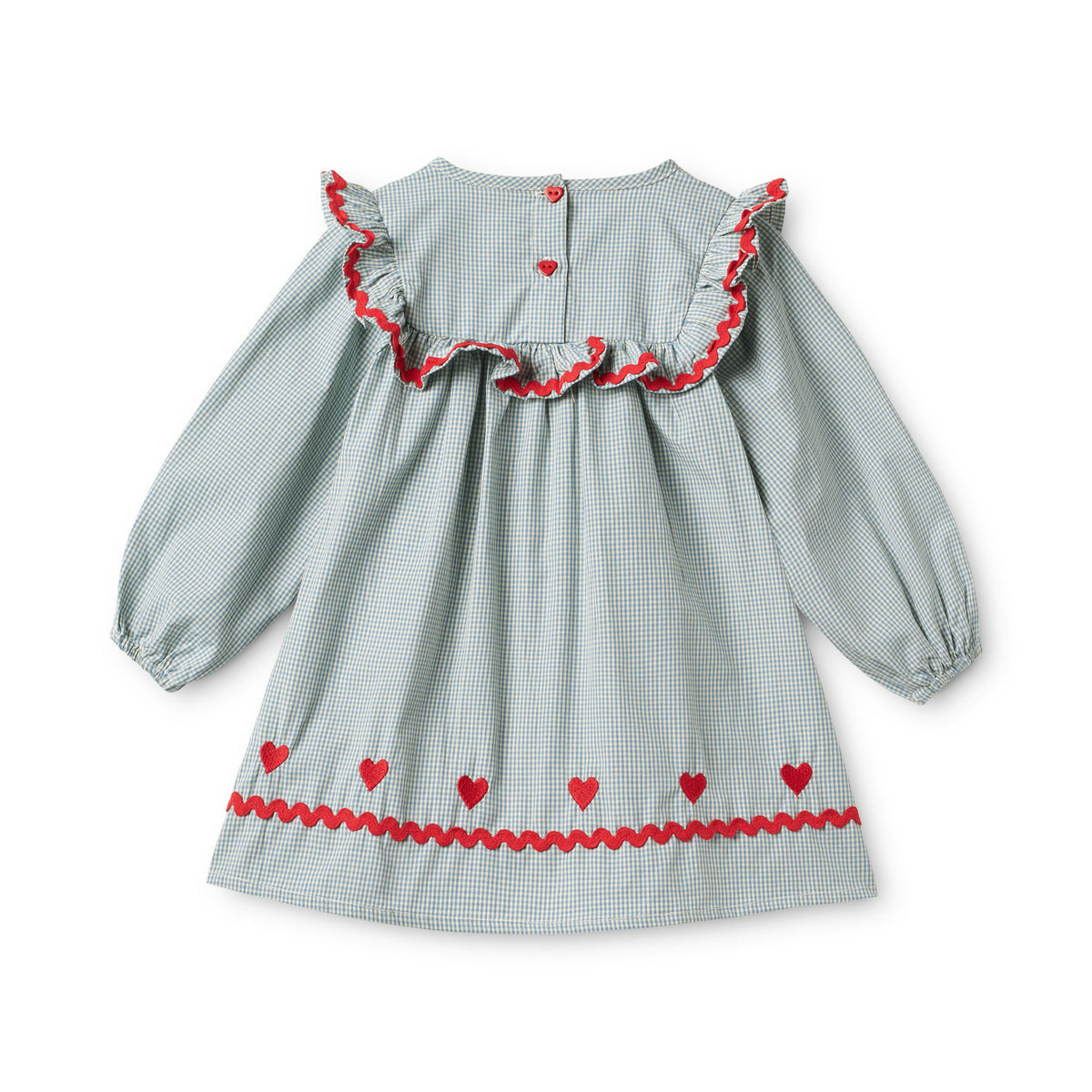 [Floss]Ellis Dress - Light Blue Gingham