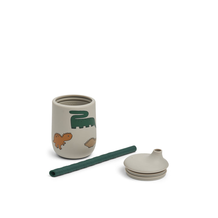 [Liewood] Ellis sippy cup 230ml- Dinosaurs / Mist