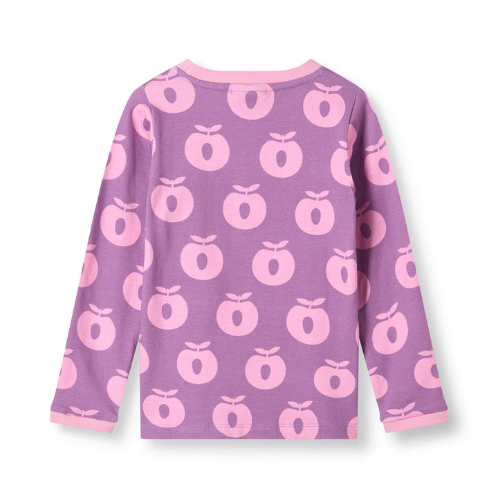[Smafolk] Long Sleeve With Apple - Purple Iris