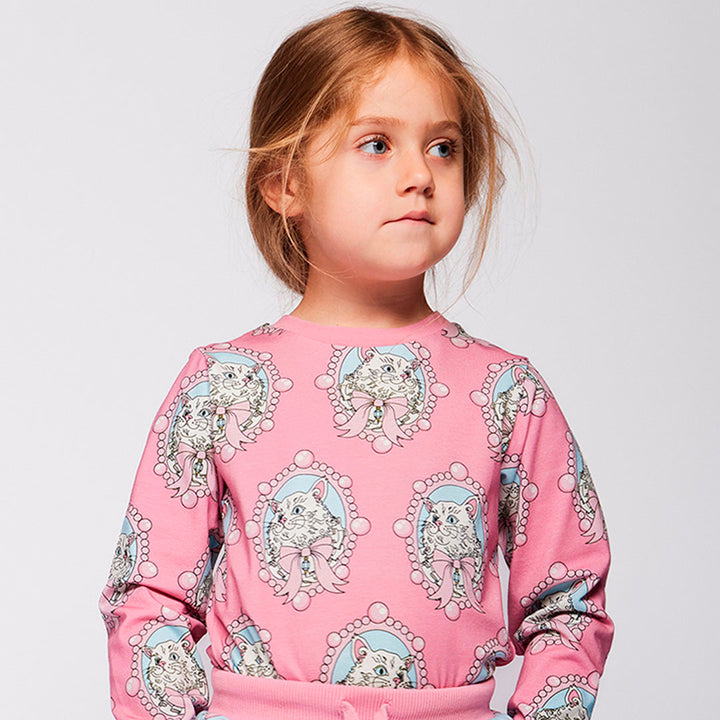 [Smafolk] Gala Dress With Cats - Blush Cream