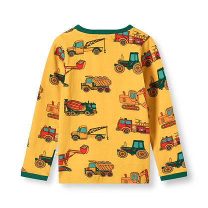 [Smafolk] Elstar Long-Sleeved Top With Vehicles - Sunstruck