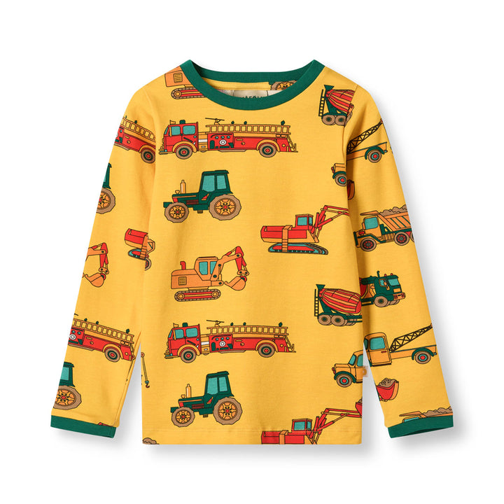 [Smafolk] Elstar Long-Sleeved Top With Vehicles - Sunstruck