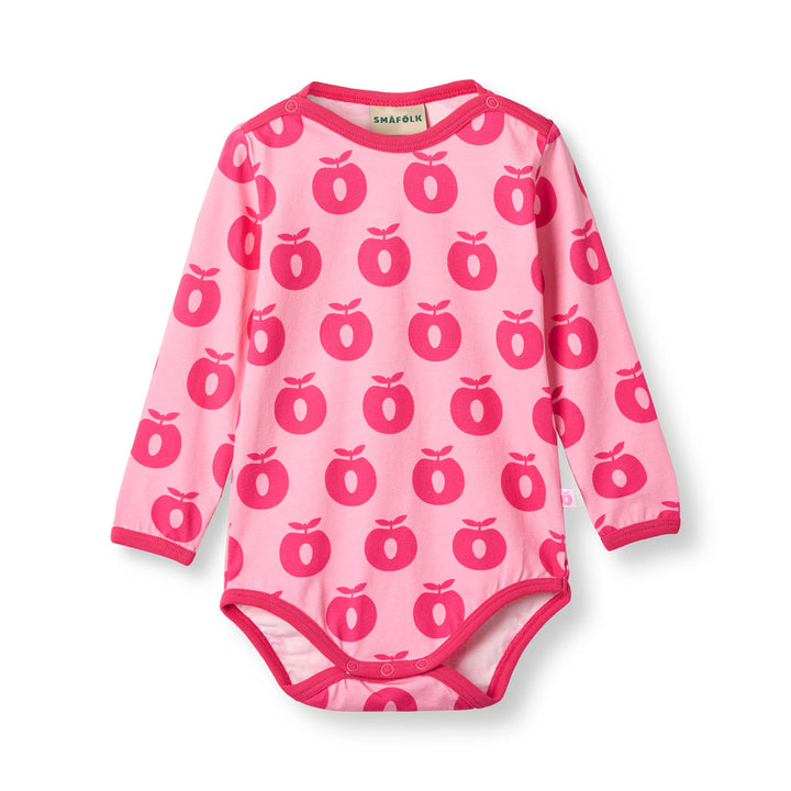 [Smafolk] Elstar Long Sleeve Body With Apple - Pink Lilac