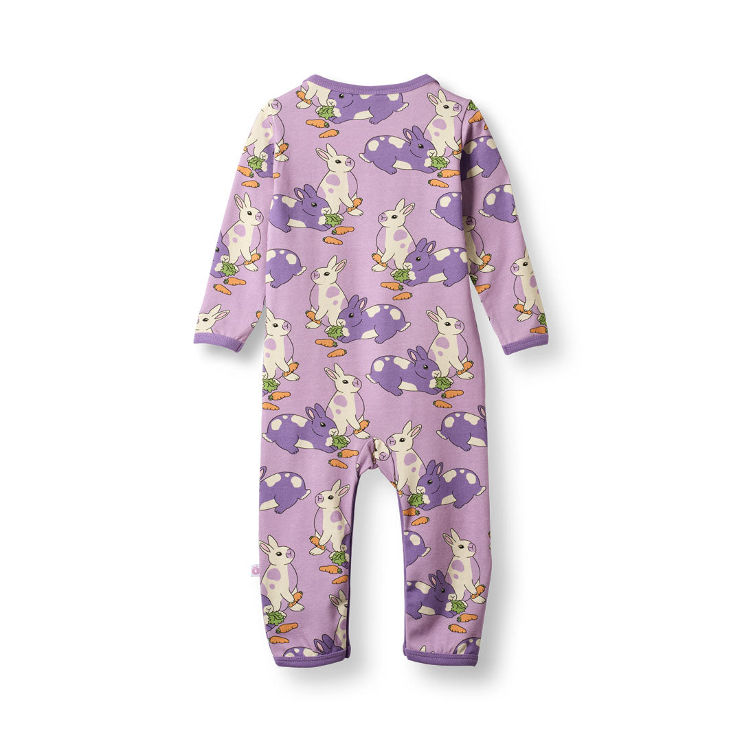 [Smafolk] Elstar Long Sleeved Baby Suit With Hares - Floral