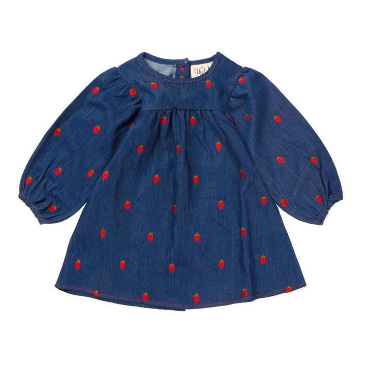 [Floss] Colette Dress - Berry Denim