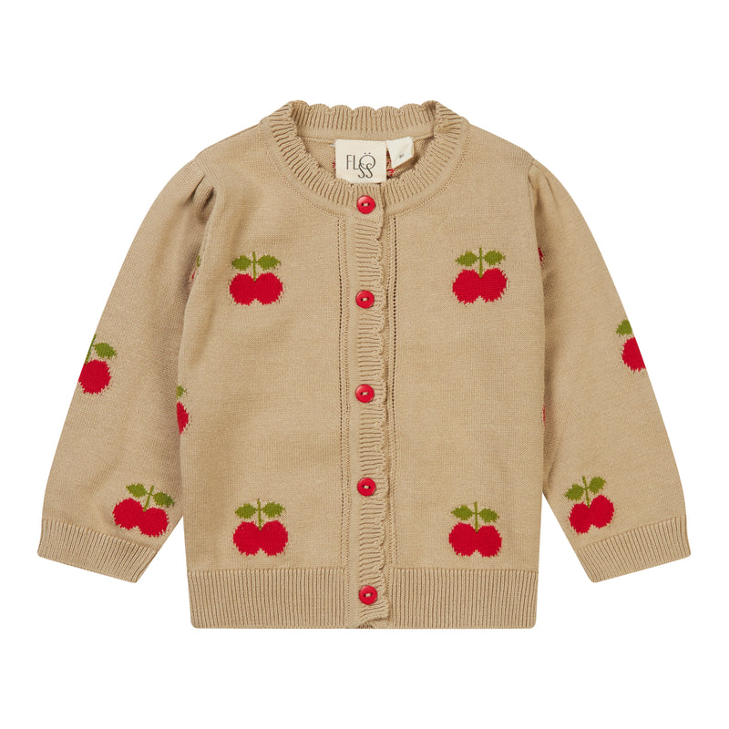 [Floss] Barbara Cardigan - Tan / Apple