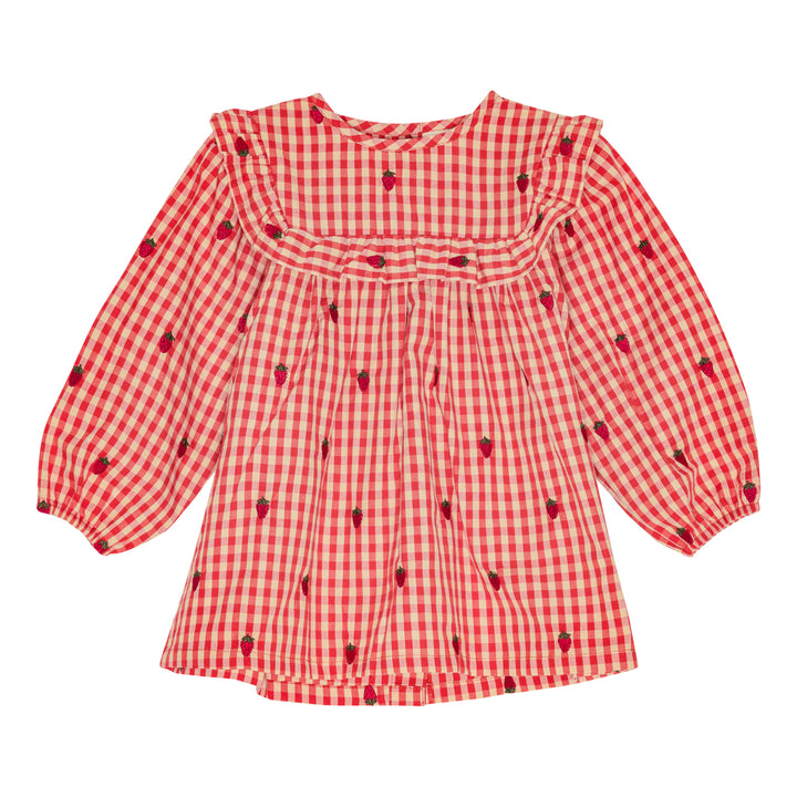 [Floss] Molly Ls Dress - Berry Gingham