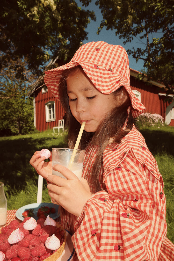 [Floss] Molly Sunhat - Berry Gingham