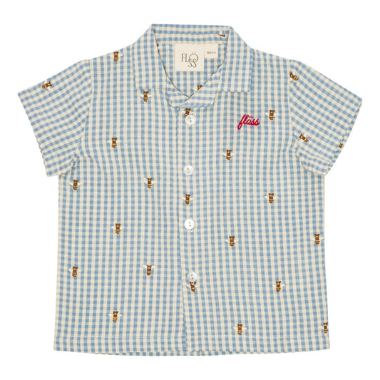 [Floss] Oliver SS Shirt - Bee Gingham