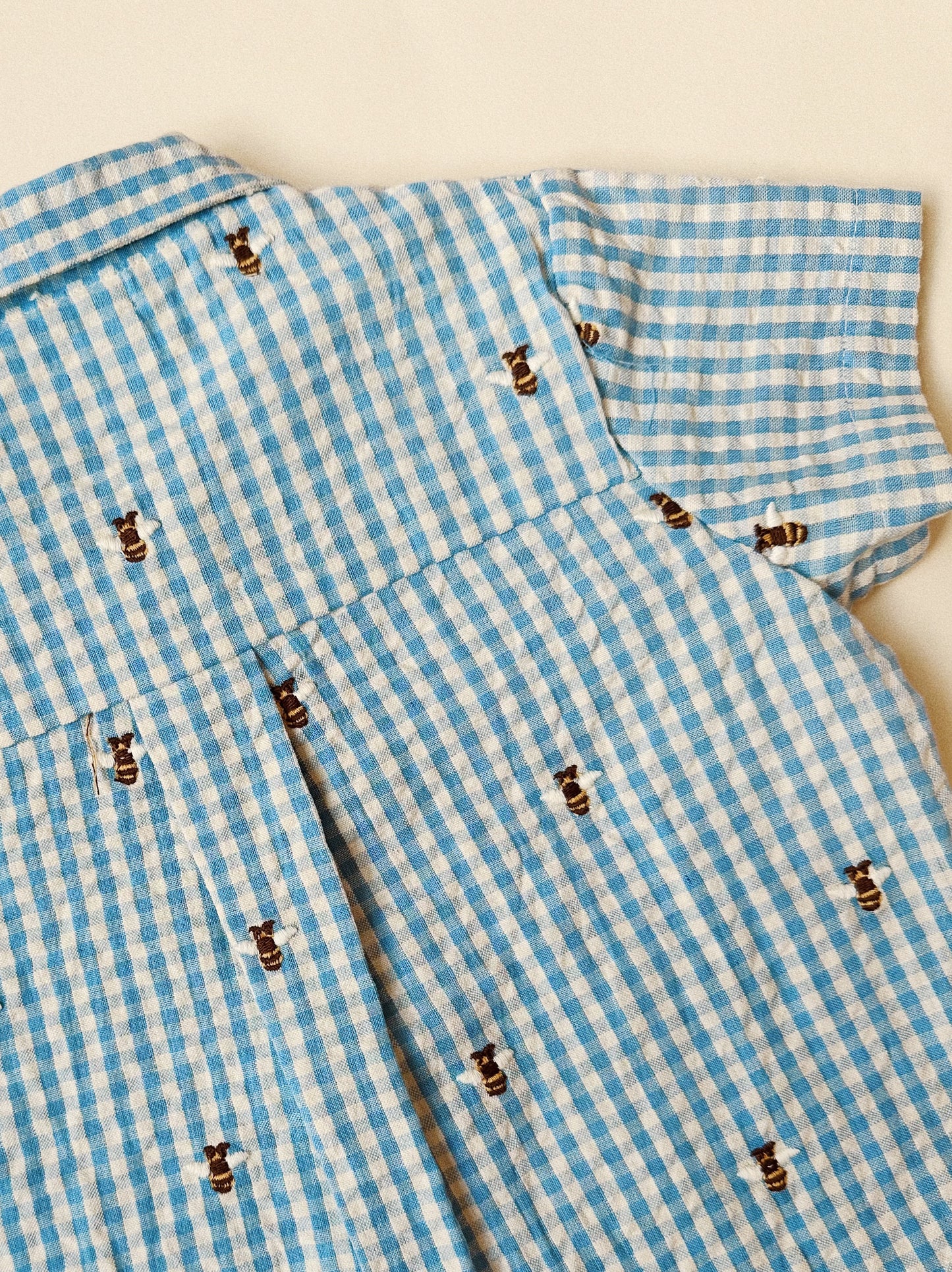 [Floss] Oliver SS Shirt - Bee Gingham