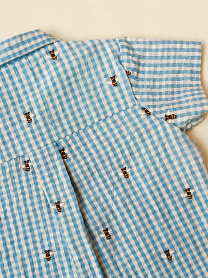 [Floss] Oliver SS Shirt - Bee Gingham