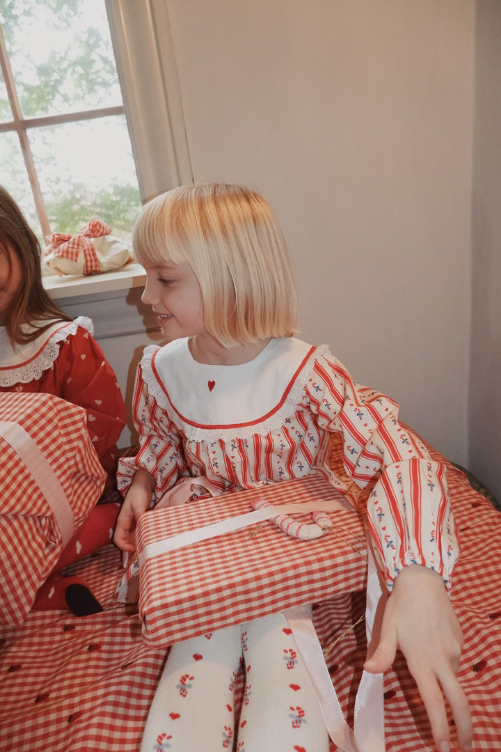 [Floss] Noelle Dress - Holiday Stripe
