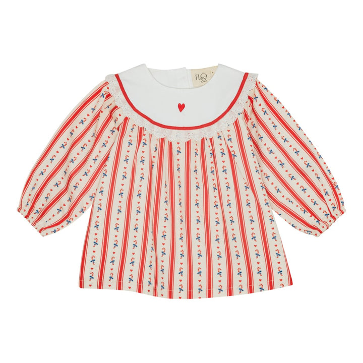 [Floss] Noelle Dress - Holiday Stripe