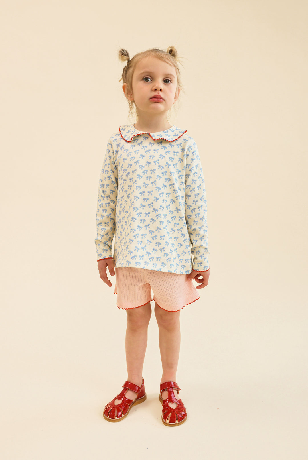 [Floss] Liva Pointelle Shorts - Soft Rose