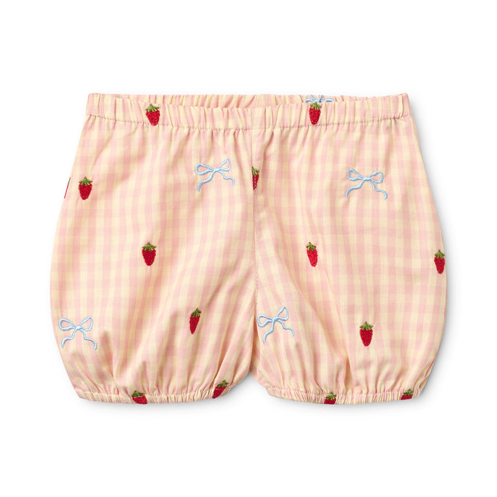 [Floss] Dolly Bow Baby SS Set - Berry/Bow Gingham