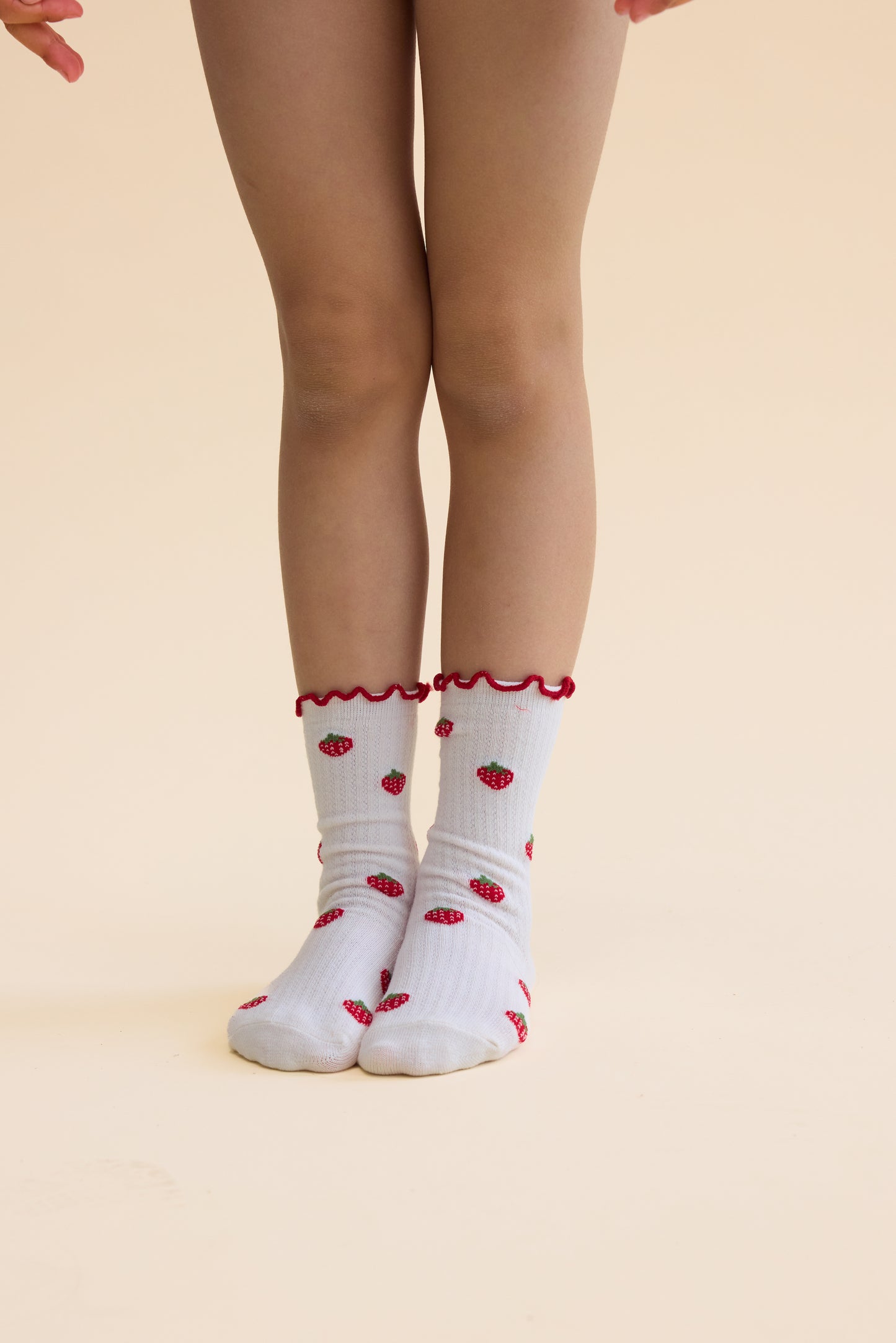 [Floss] Vigga Socks 2-pack - Pointelle Berry 2-Pack