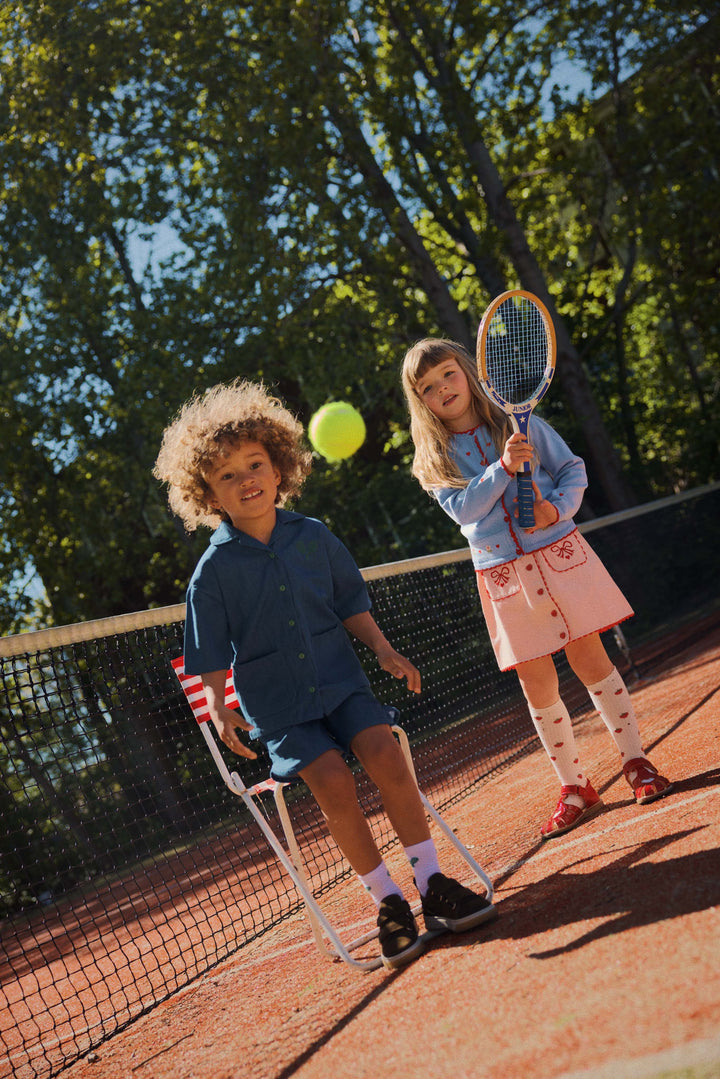 [Floss] Vanda Socks 2-pack - Berry Pointelle