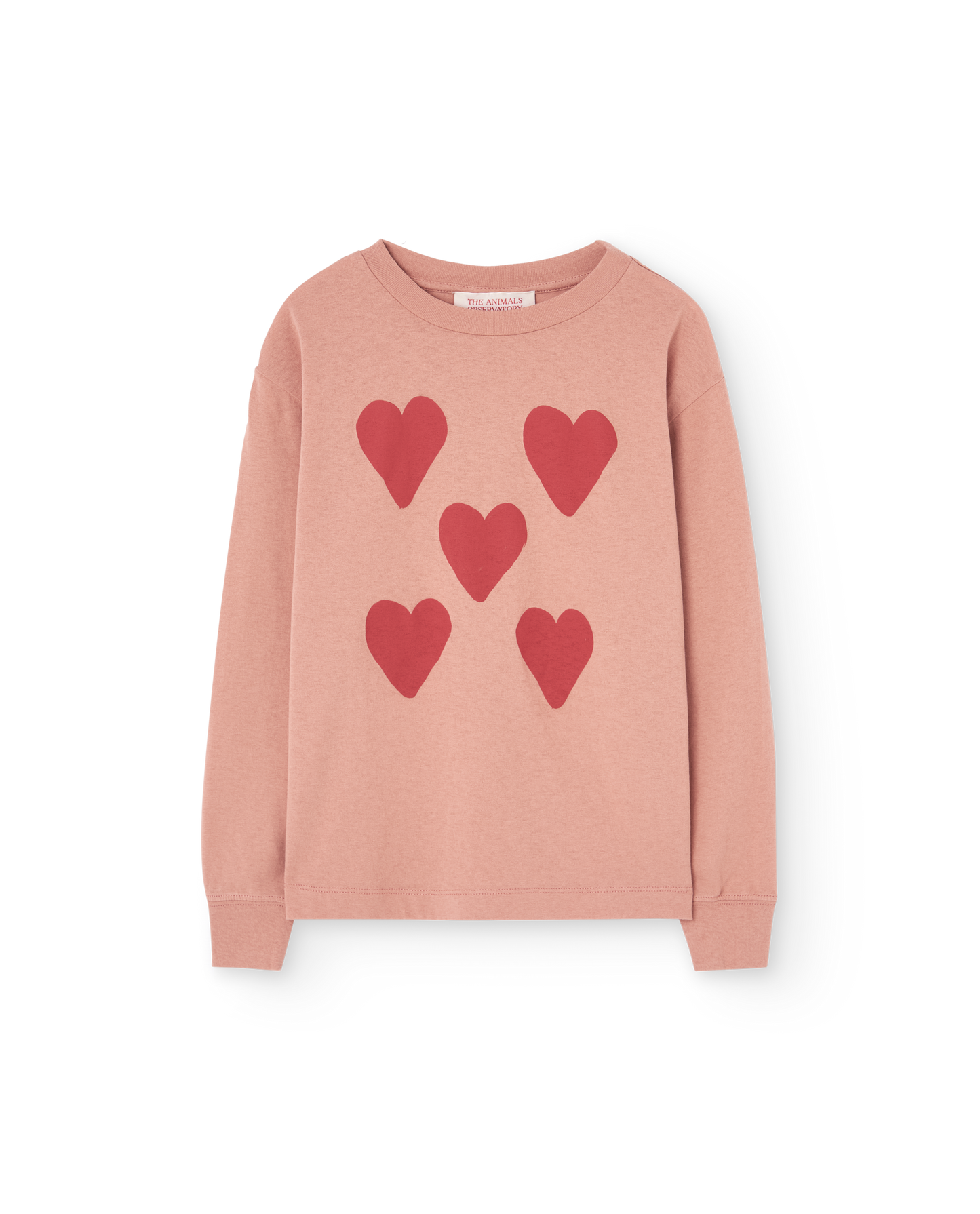 [TAO] Dog Kid Long Sleeve T-shirt - Dusty Coral