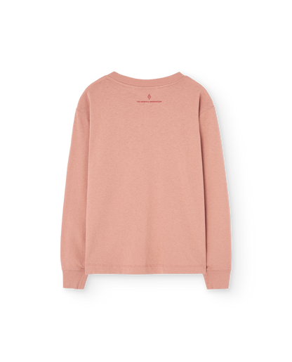 [TAO] Dog Kid Long Sleeve T-shirt - Dusty Coral