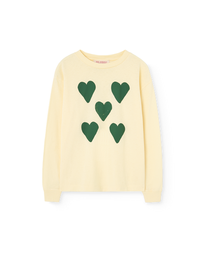 [TAO] Dog Kid Long Sleeve T-shirt - Flan Yellow