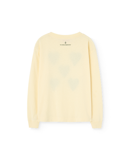 [TAO] Dog Kid Long Sleeve T-shirt - Flan Yellow