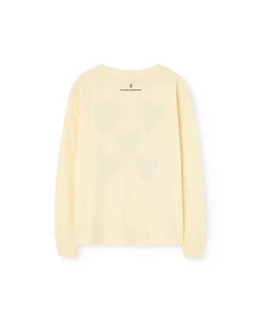 [TAO] Dog Kid Long Sleeve T-shirt - Flan Yellow