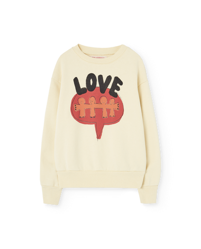 [TAO] Bear Kid Sweatshirt - Flan Yellow