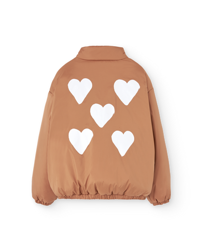 [TAO] Crocodile Kid Puffer Jacket - Almond Brown
