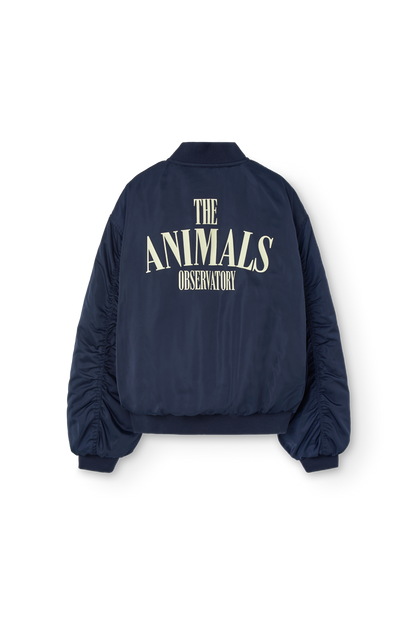 [TAO] Panda Kid Bomber Jacket - Navy