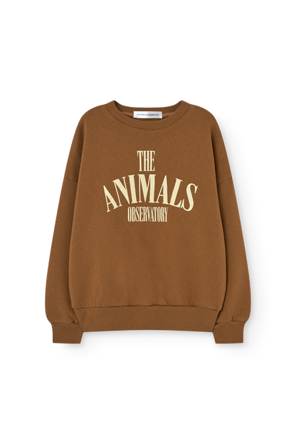 [TAO]Killifish Warm Kid Sweatshirt -Brown