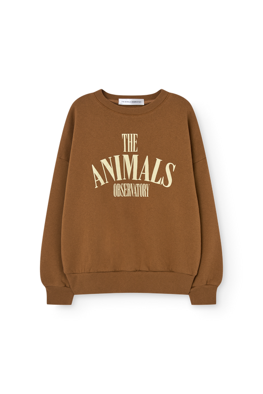 [TAO]Killifish Warm Kid Sweatshirt -Brown