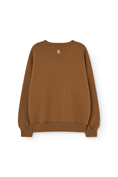 [TAO]Killifish Warm Kid Sweatshirt -Brown