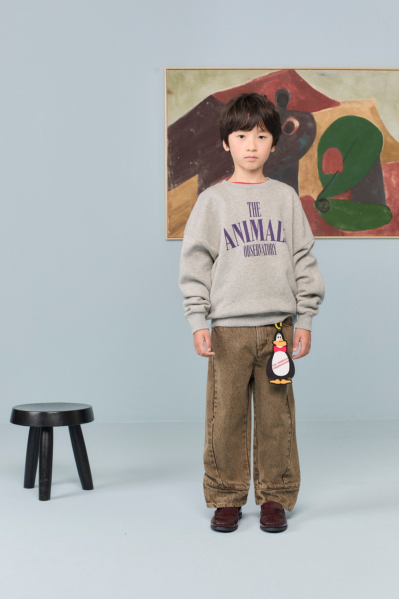 [TAO]Killifish Warm Kid Sweatshirt - Medium Grey Heather