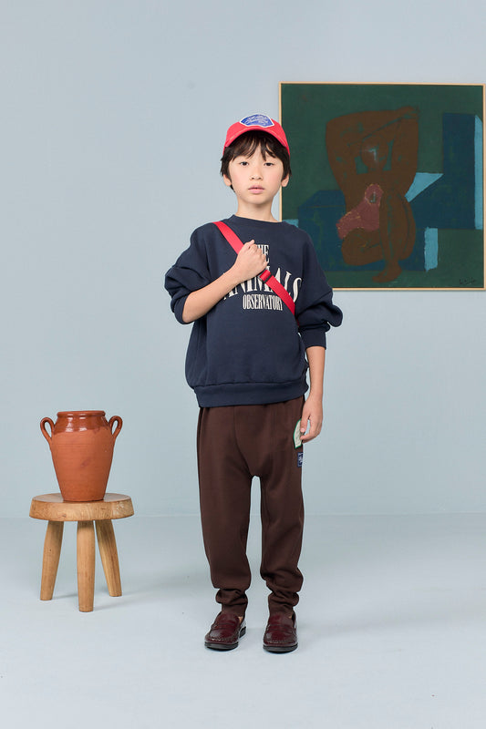 [TAO]Killifish Warm Kid Sweatshirt - Navy