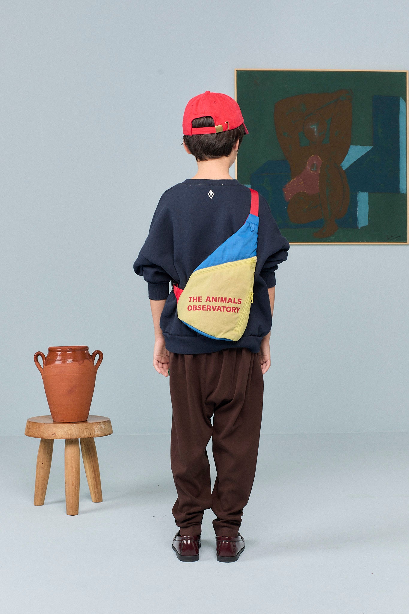 [TAO]Killifish Warm Kid Sweatshirt - Navy