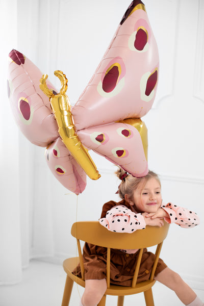 Foil balloons Butterfly, 120x87 cm, mix