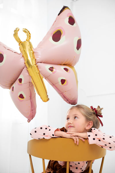 Foil balloons Butterfly, 120x87 cm, mix