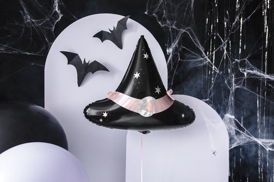 [PartyDeco]Foil balloon Witch Hat, 66,5x57,5 cm, mix