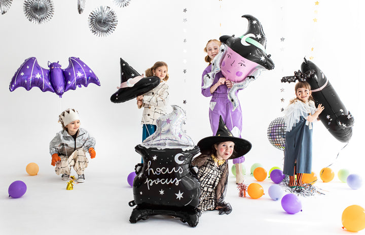 [PartyDeco]Foil balloon Witch Hat, 66,5x57,5 cm, mix