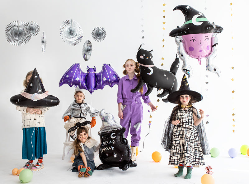 [PartyDeco]Foil balloon Witch Hat, 66,5x57,5 cm, mix