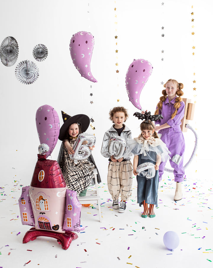 [PartyDeco]Foil balloon Haunted House, 89,5x116,5 cm, mix