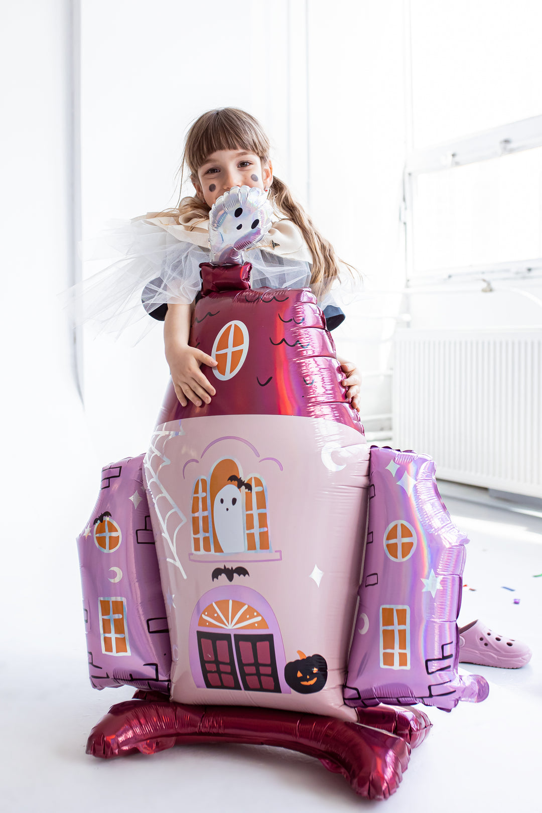 [PartyDeco]Foil balloon Haunted House, 89,5x116,5 cm, mix
