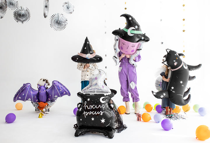[PartyDeco]Foil balloon Cat, 96x95 cm, mix