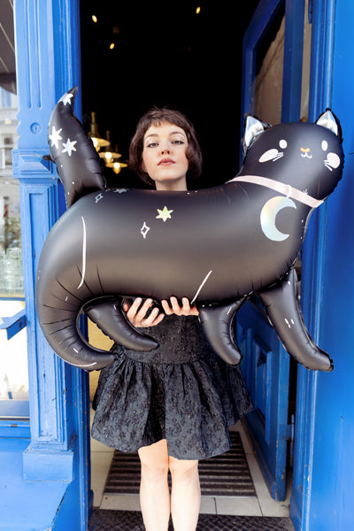 [PartyDeco]Foil balloon Cat, 96x95 cm, mix