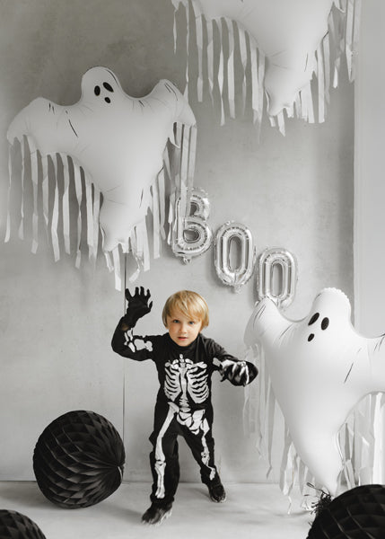 [PartyDeco]Foil Balloon Ghost with Tassels, 93x86 cm, mix