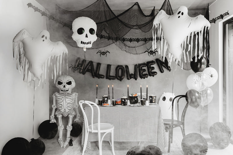 [PartyDeco]Foil Balloon Skull, 36x41 cm, mix