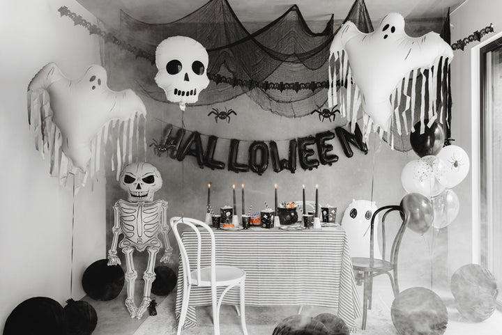 [PartyDeco]Foil Balloon Skull, 36x41 cm, mix