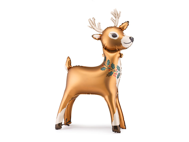 [PartyDeco]Standing Foil Balloon Reindeer, 65 x 105 cm